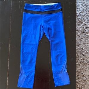 Lululemon Cropped Legging-Royal Blue